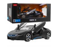 BMW I8 távirányítós autó 1:14 arányban, fekete színben